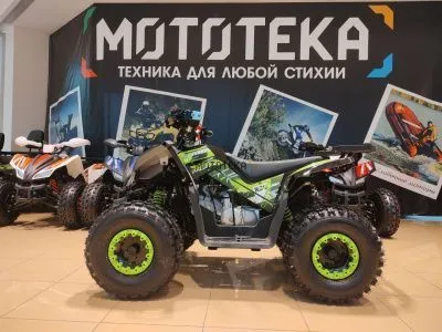 Квадроцикл детский YACOTA (Якота) SPORTY XX чёрный/зелёный (машинокомплект)
