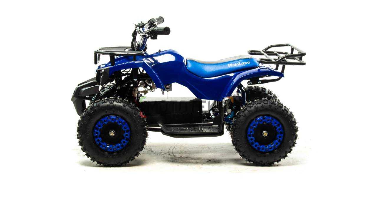 Электроквадроцикл детский MotoLand (Мотолэнд) ATV E009 1000Вт синий Электроквадроцикл детский MotoLand (Мотолэнд) ATV E009 1000Вт синий