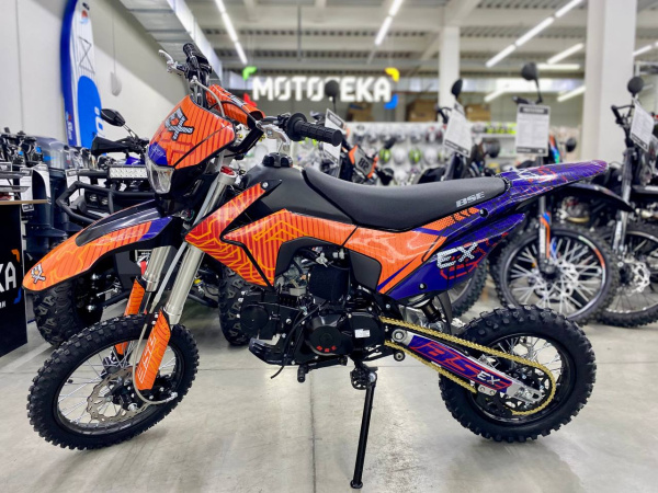 Питбайк BSE (БСЕ) EX 14/12 Blue Orange Ant (040) | Мототека