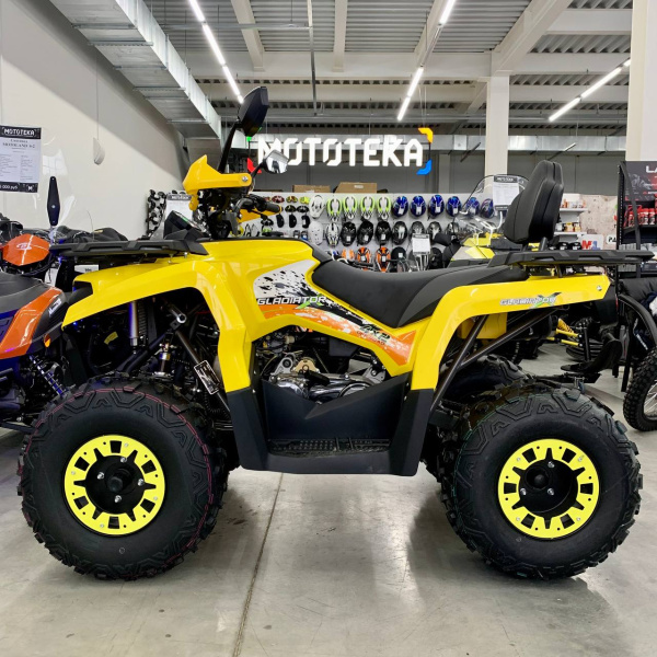 Квадроцикл GLADIATOR (Гладиатор) F200 жёлтый (машинокомплект) | Мототека