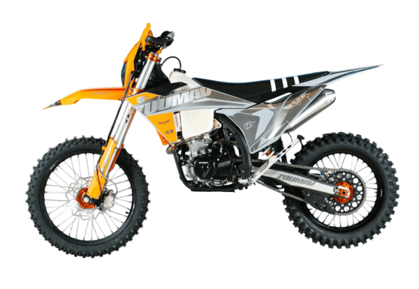 Мотоцикл кроссовый / эндуро Zuumav (Зуумав) K9 YBS-300 серый/оранжевый | Мототека