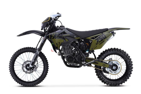 Мотоцикл кроссовый / эндуро Zuumav (Зуумав) FX X7 FXR хаки | Мототека